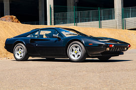 Ferrari 308 GTB sports car in black by Sjoerd van der Wal Photography