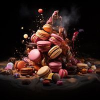 Explosion macarons
