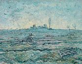 Der Pflug und die Egge (nach Hirse), Vincent van Gogh von Meisterhafte Meister Miniaturansicht