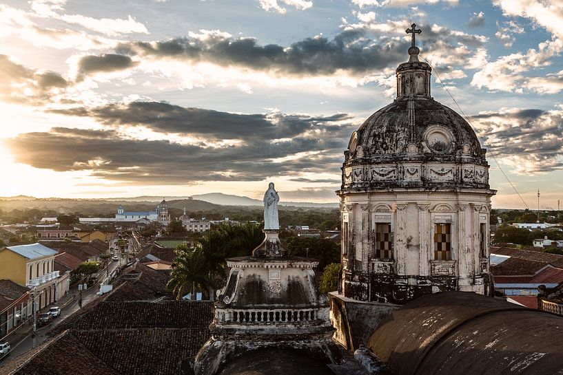 Sunset in Nicaragua by Sandra Schmidt