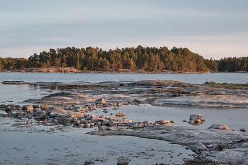 Gezicht op de Baltische zee