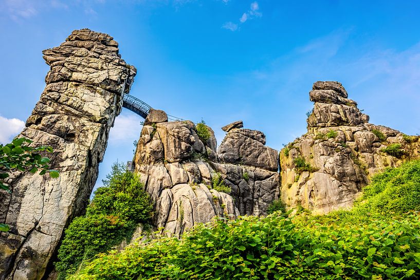 Externsteine dans la forêt de Teutoburg par Günter Albers