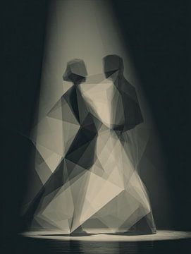 Tanzendes Paar von Franka Poulain