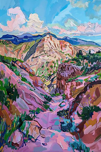 Malen von Landschaften und Ansichten