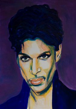 Prince portret schilderij van Angela Peters