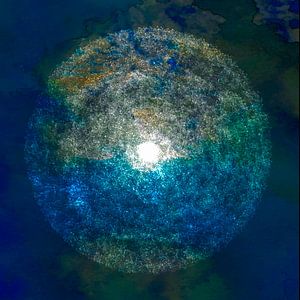 Japan Abstrakt Blau