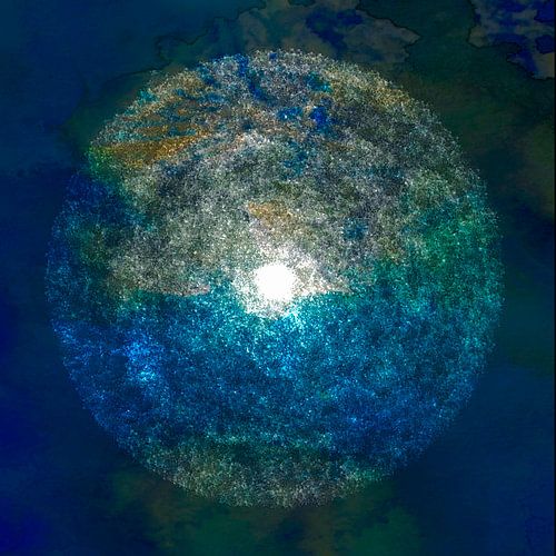 Japan Abstract Blue