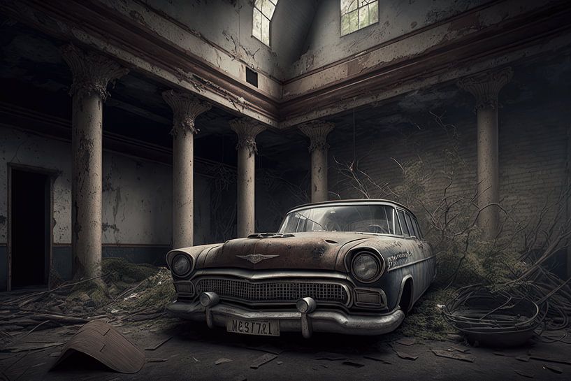Urbex Auto von Thijs van Vliet