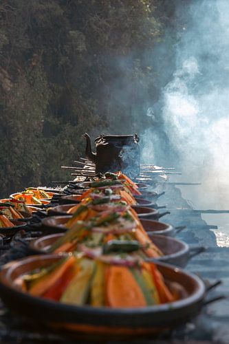 Marokkaanse Tajine in Akchour