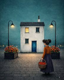 Helga et le panier sur vincenzomarzocchiartist