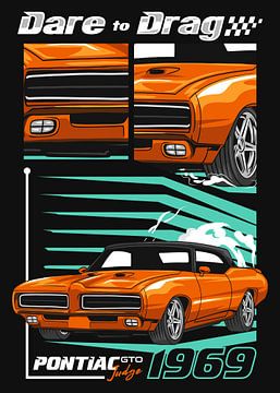 Pontiac GTO Judge Muscle Car van Adam Khabibi