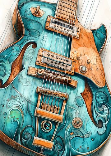 Gitaar muziek kunst #gitaar