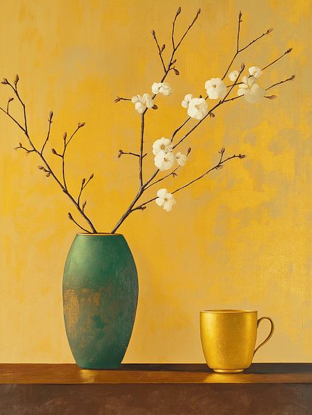 Latte floral par PixelMint.