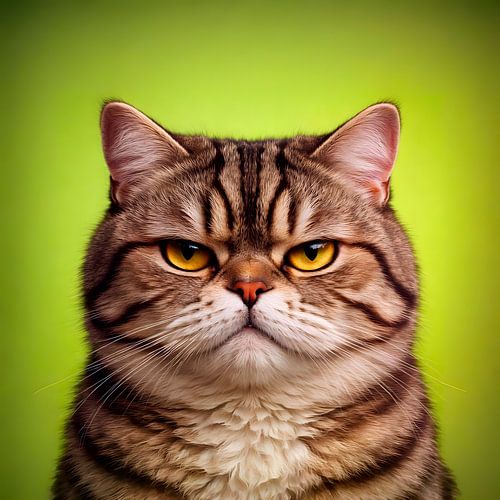 Grumpy Cat - groen