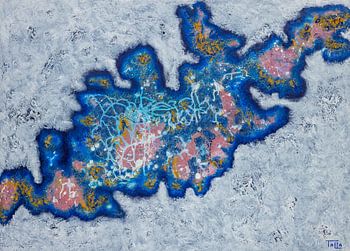 Island in the ice sea