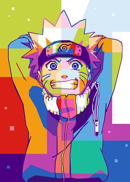 Naruto wpap pop art by nvlart shop