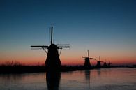 ochtend vroeg kinderdijk van Angelique Rademakers thumbnail