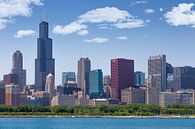 CHICAGO Skyline I van Melanie Viola thumbnail