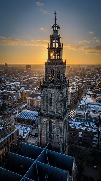 Martini tower in Groningen, Netherlands by Marnix Teensma