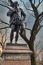 William Shakespeare statue (by John Quincy Adams Ward) standing in Central park New York city daylig by Mohamed Abdelrazek thumbnail