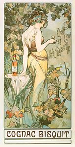 Cognac Bisquit van Alphonse Mucha