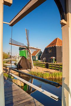 Windmühle im Frühling, Nordholland, Niederlande von Markus Lange