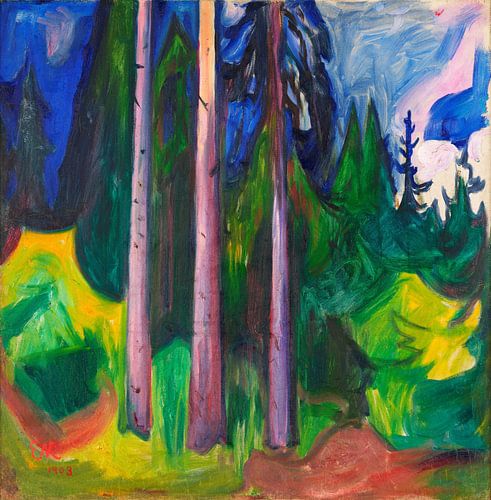 Sparrenbos, Edvard Munch