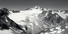 Wildspitze in Schwarz-weiß von Marcel Hechler