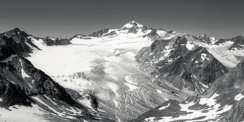 Wildspitze in black and white