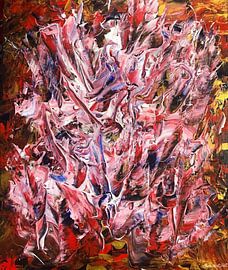 Flowers by Rob Hautvast- Abstract kunstschilder