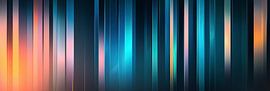 Colour gradients in vertical stripes by Jonas Weinitschke