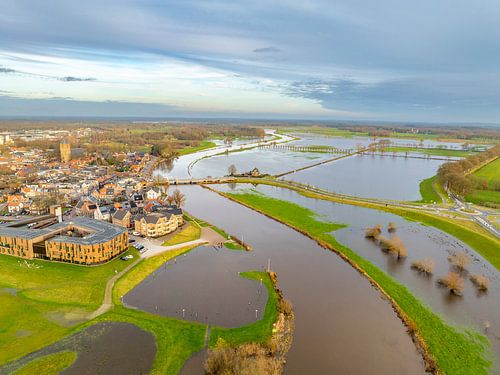 Vecht hoogwater bij Dalfsen