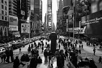 Time Square in Black