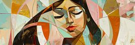 Cubist woman by Poster Art Shop