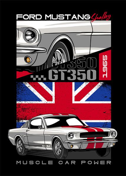 Ford Mustang Shelby GT350 Muscle Car by Adam Khabibi