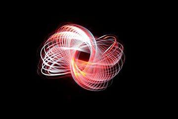 Lightpainting (Spelen met licht) van Rinnie Wijnstra