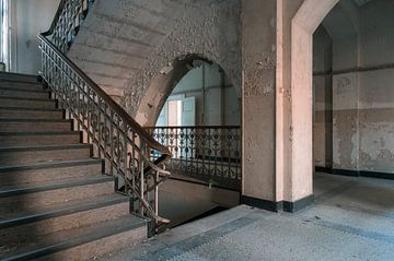 Stairwell of an abandoned monastery by Tim Vlielander