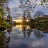 Burg Falkenfels in Bayern im Herbst im letzten Licht von Thomas Rieger