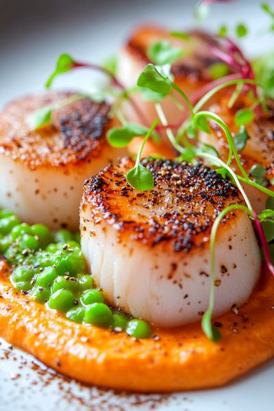 Jakobsmuscheln Genuss von Poster Art Shop