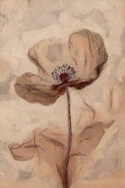 Einfache Mondblume | Terrakotta von Kanzo