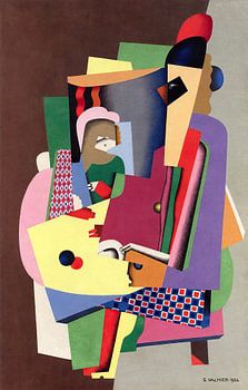 La leçon de piano (1924) de Georges Valmier