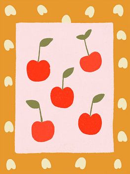 Sweet Cherries Pattern – Playful Fruit Illustration