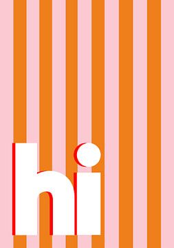 Hi - orange rosa von Bainai