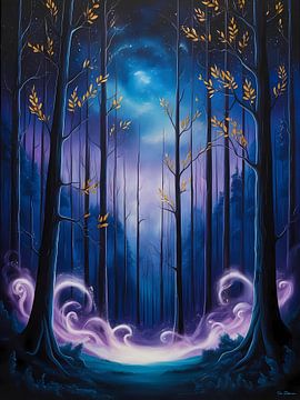 Whispers of the Midnight Grove by Artistic