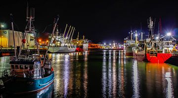 Port d'IJmuiden - De nuit 01 sur BSO Fotografie
