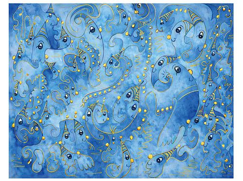 La danse des créatures aquatiques