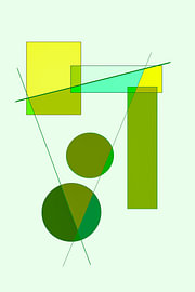 Compositions suprématistes sur Dietmar Meinhardt