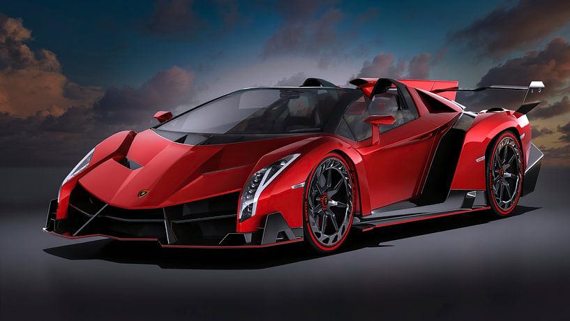 Lamborghini Veneno Roadster von Gert Hilbink