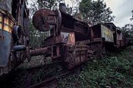 Oude locomotief en wat er van over is van Steven Dijkshoorn thumbnail