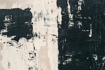 Abstract zwart-wit textuur kunstwerk van Imperial Art House